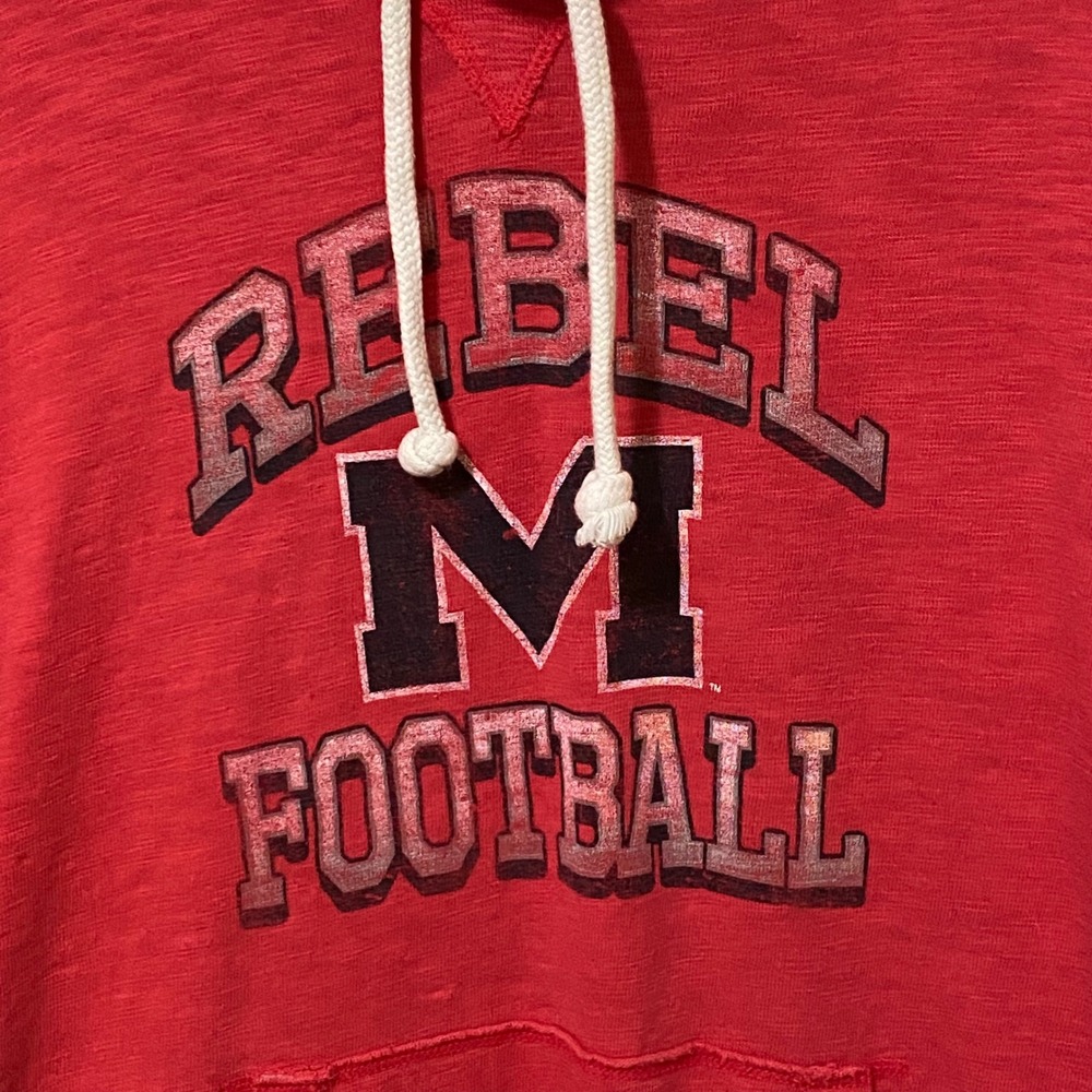 Forty Seven‎ Ole Miss Rebels Football Hoodie XL Red Mississippi College Sports